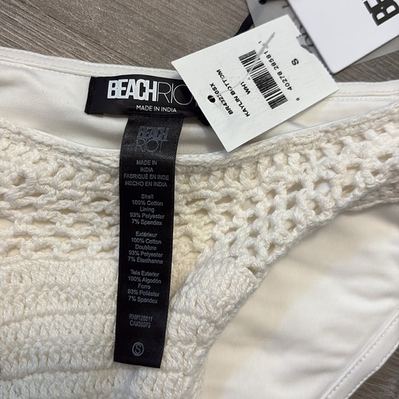 Beach Riot Crochet Bikini Set in White - Picture 5 of 10